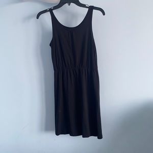 basic black h&m dress